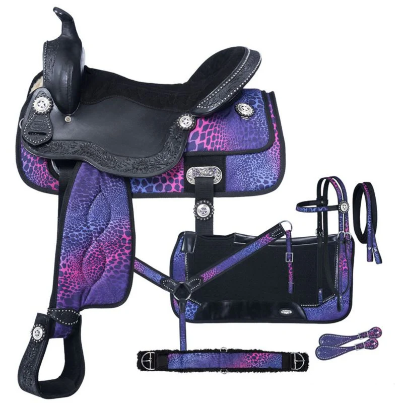 Tough1 Eclipse Pro Trail Saddle Fun Print Packge - Image 7