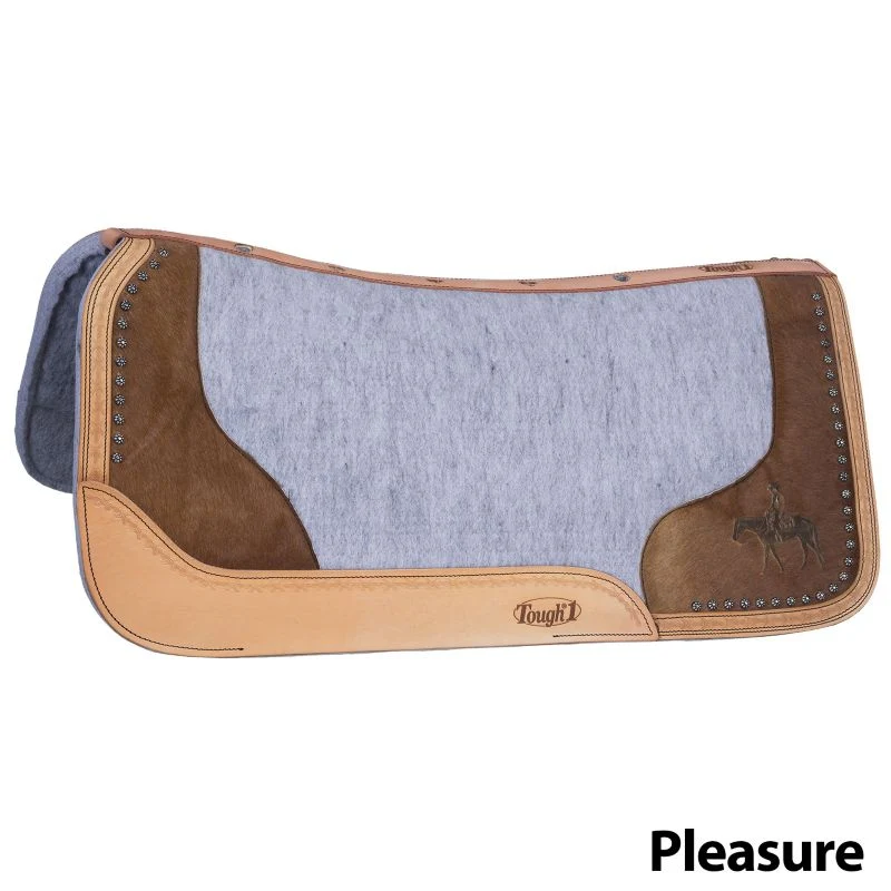 Tough1 Felt Motif with Hair-On Saddle Pad