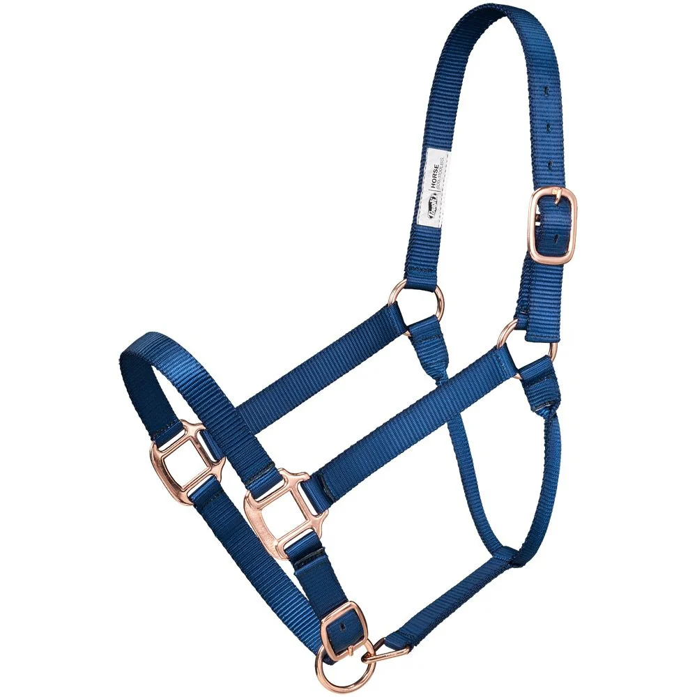 Tough1 Premium Nylon Halter and Lead with Rose Gold Hardware - Image 3