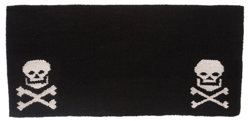 Tough1 Skulls Wool Saddle Blanket