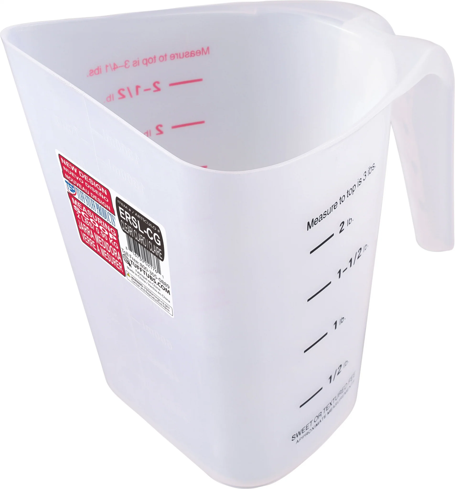 Tuff Stuff Ergonomic Wet/Dry Measuring Scoop - Image 2