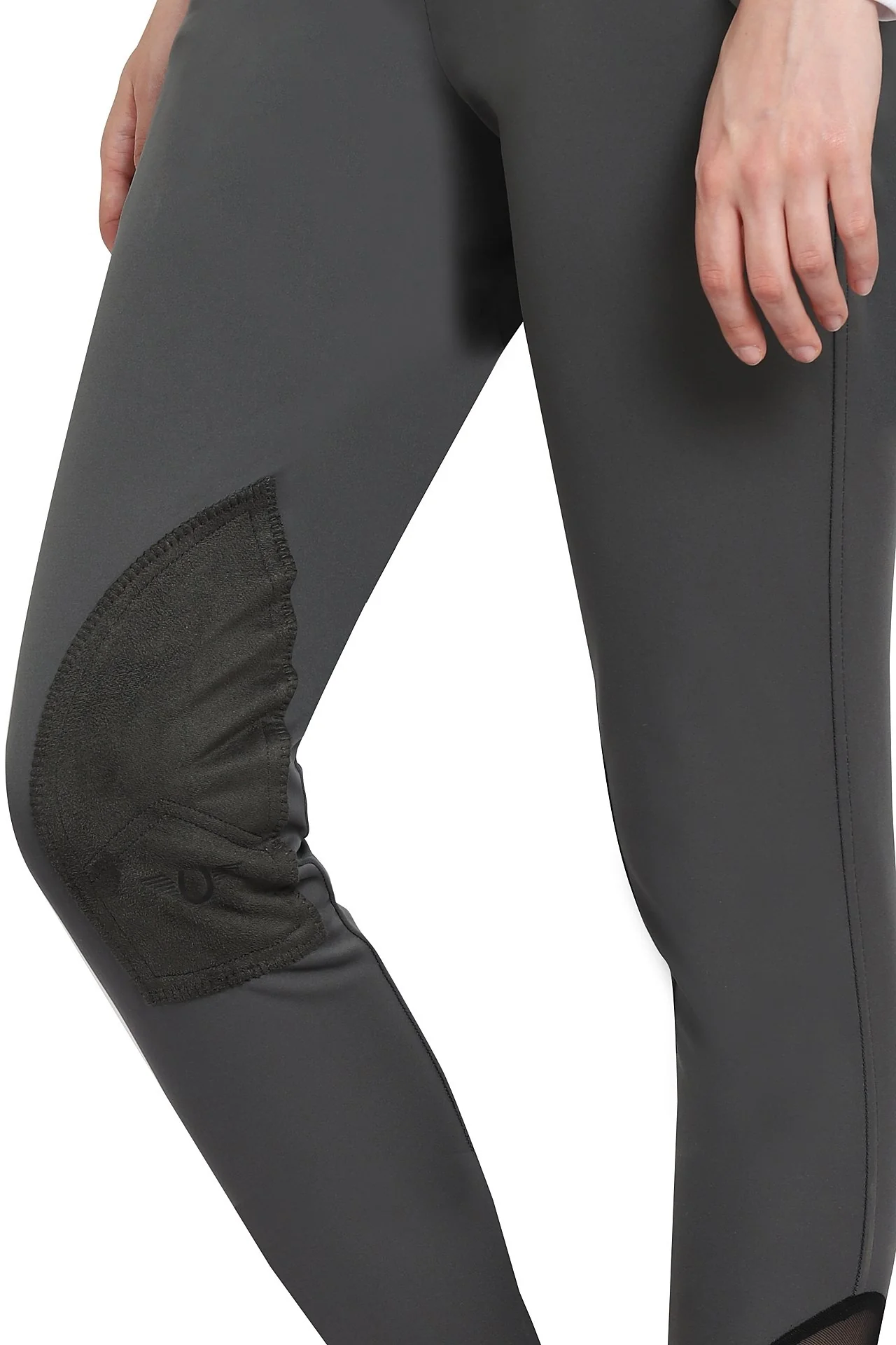 TuffRider Ladies Yeti Soft Shell Knee Patch Breech - Image 6