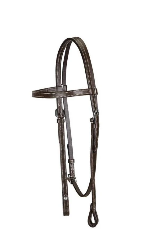 Tuffrider Western Browband Headstall with Chicago Bit