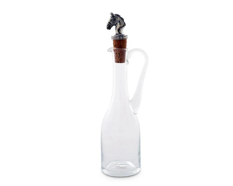 Vagabond House Cruet Bottle with Horse Head Stopper