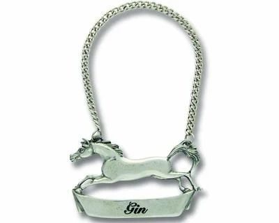 Vagabond House Gin Horse Stride Decanter Tag