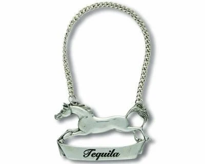 Vagabond House Tequila Horse Stride Decanter Tag