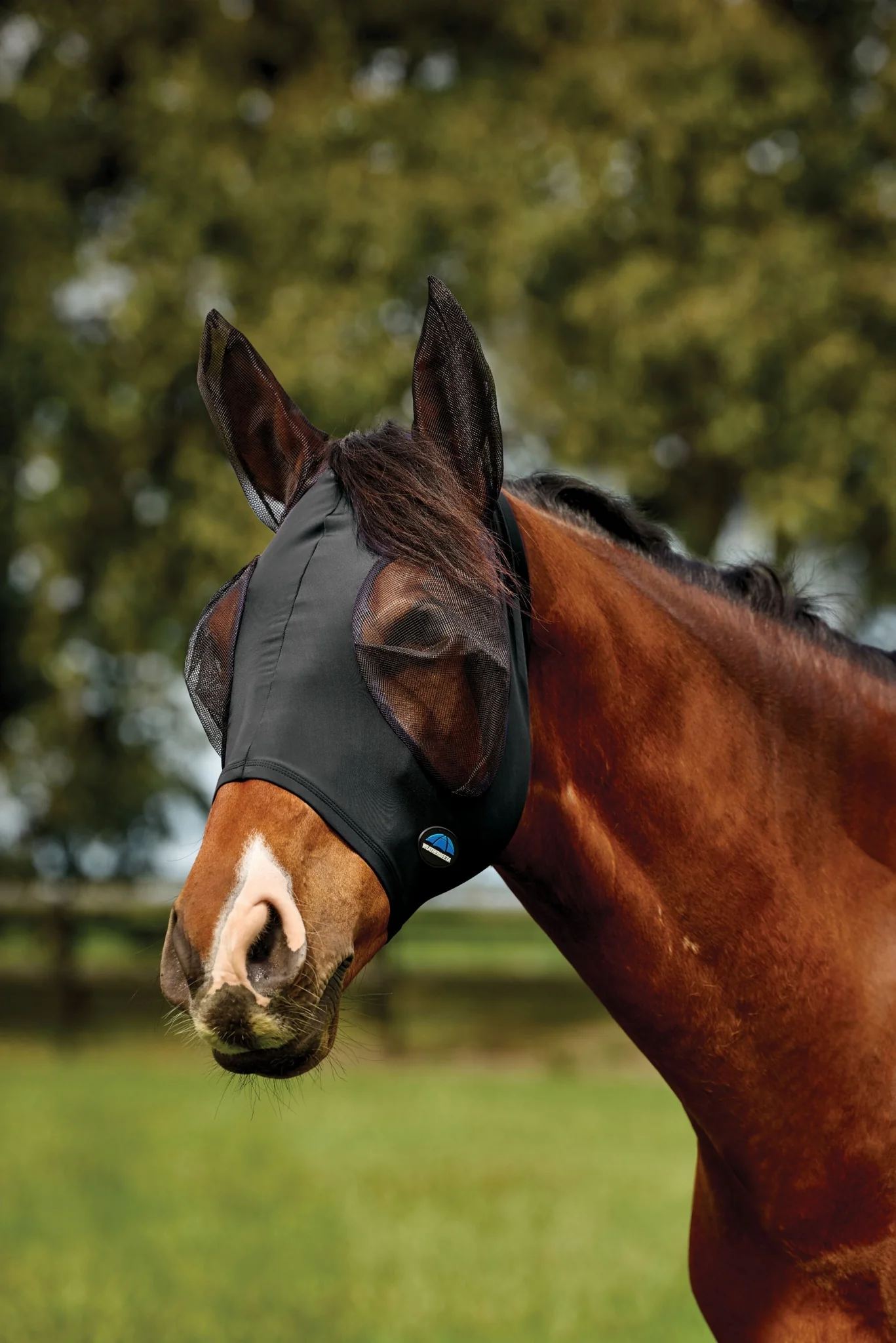 Weatherbeeta ComFiTec Deluxe Stretch Fly Mask with Ears - Image 3