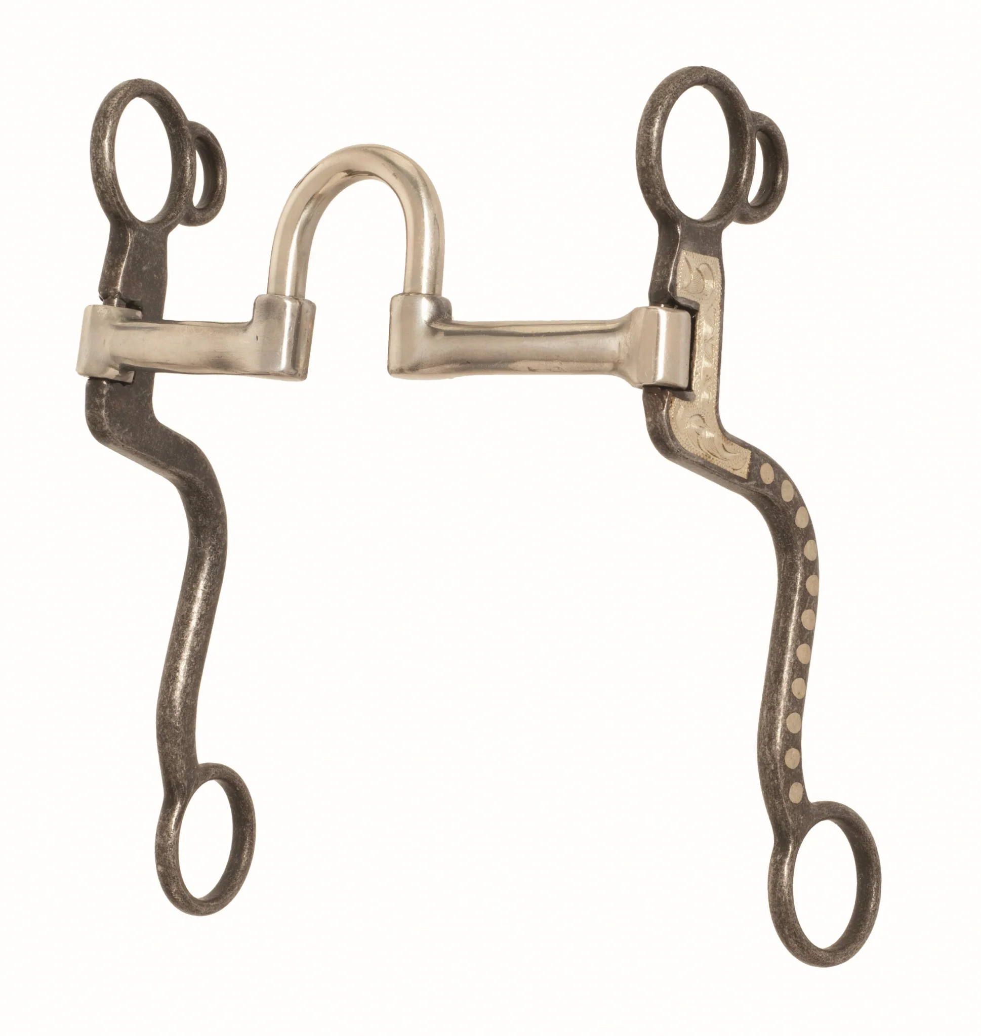 Weaver S Shank Horse Bit with 7" Cheeks - Image 2