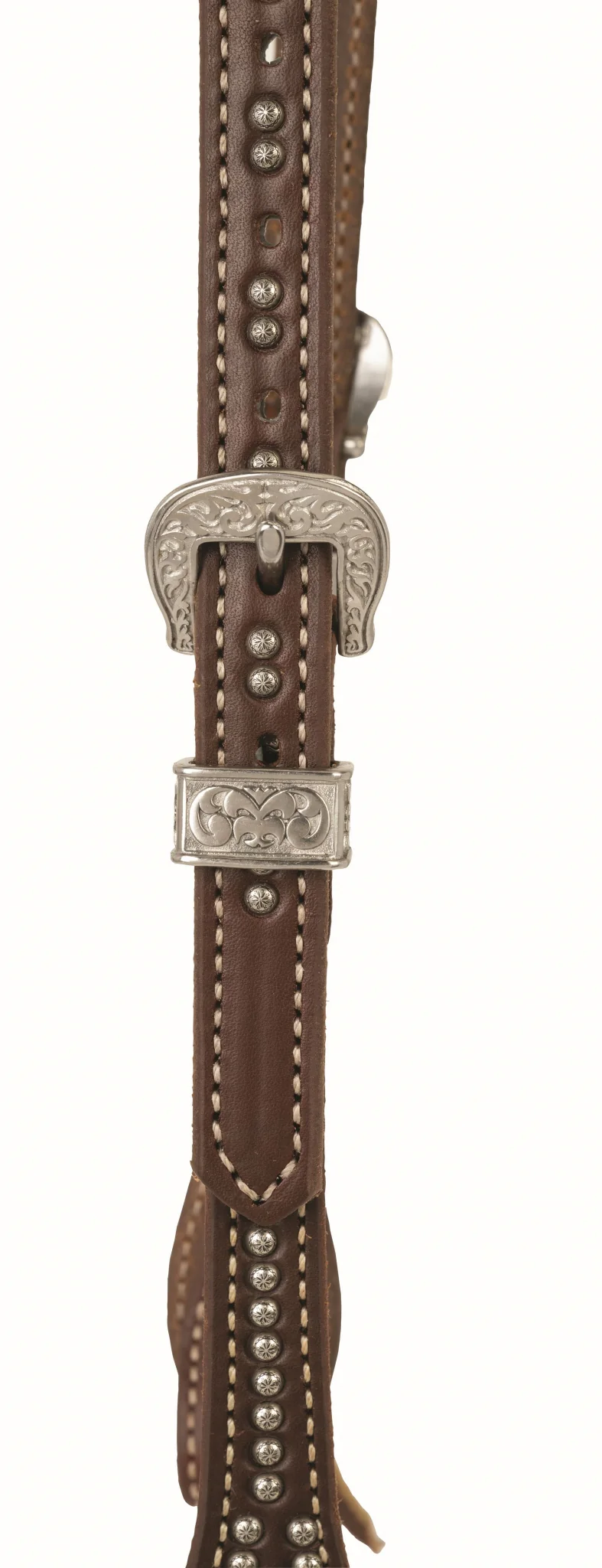 Weaver Western Leather Sliding Ear Headstall Stockman - Image 4